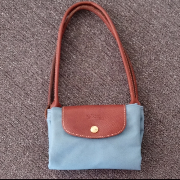 🐎VTG Longchamp🐎 - Le Pliage Small Long Handle "Shopping" - Picture 16 of 16